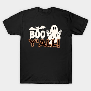 Boo Y'all! - Funny Halloween Celebratory Saying Gift T-Shirt